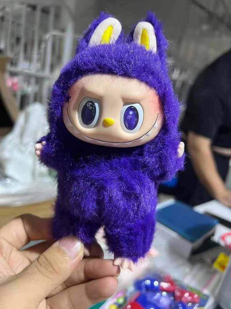 2025 hot selling blind box replica Labubu Milanese Purple Kingdom series model doll enamel monster picture keychain birthday gift W250419