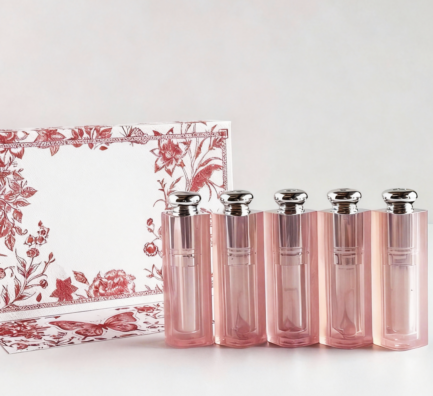 Free Shipping moisturizing lipstick Color-changing 5pcs 5colors 1.5g*5 sample size lip balm set Volumizing Glossy Lip Balm Lip Gloss Stick 001 Lipstick Lip Care