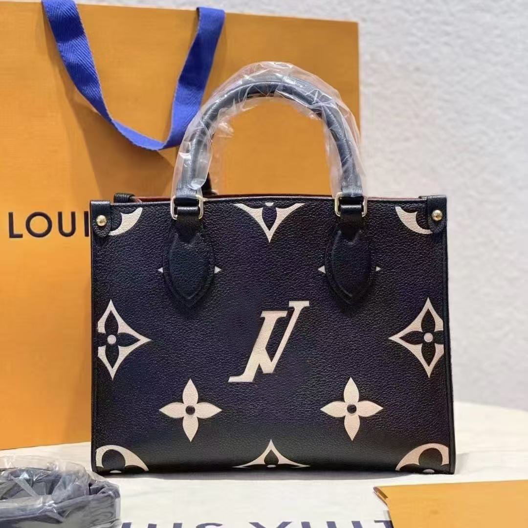 Designer Bag Tote Bag Shoulder Bag Luxury Bag Women's Vintage Floral All-Over Print Leather Clutch High-Quality grain cowhide texture Shopping Bag New Handbag