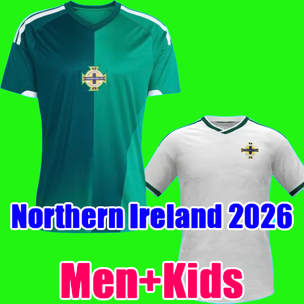 Northern Ireland jersey 2026 World Cup Mens Home green top kit uniform Fans player version soccer jerseys mens football shirts