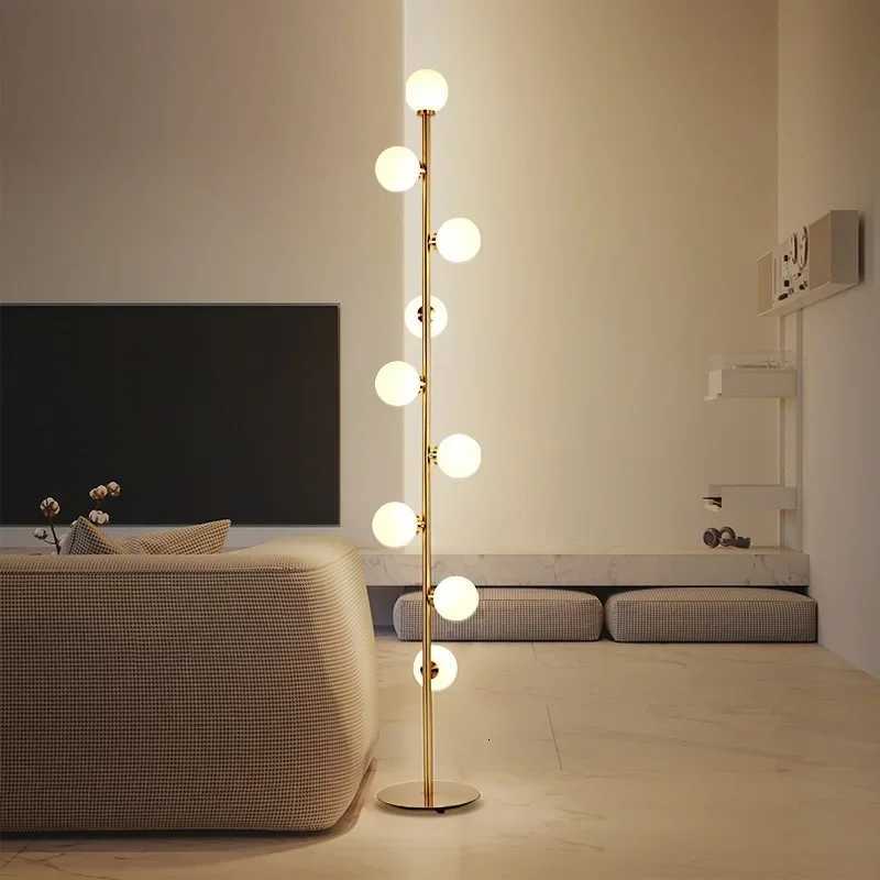 Modern LED floor lamps living room standing lights bedside illumination home deco lighting fixtures Nordic bedroom luminaires M251119
