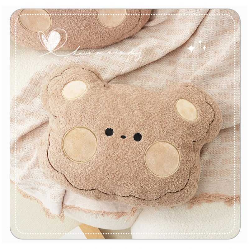Steam velvet stereo bunny plaid soft living room sofa lumbar support cartoon cute office waist support M251119