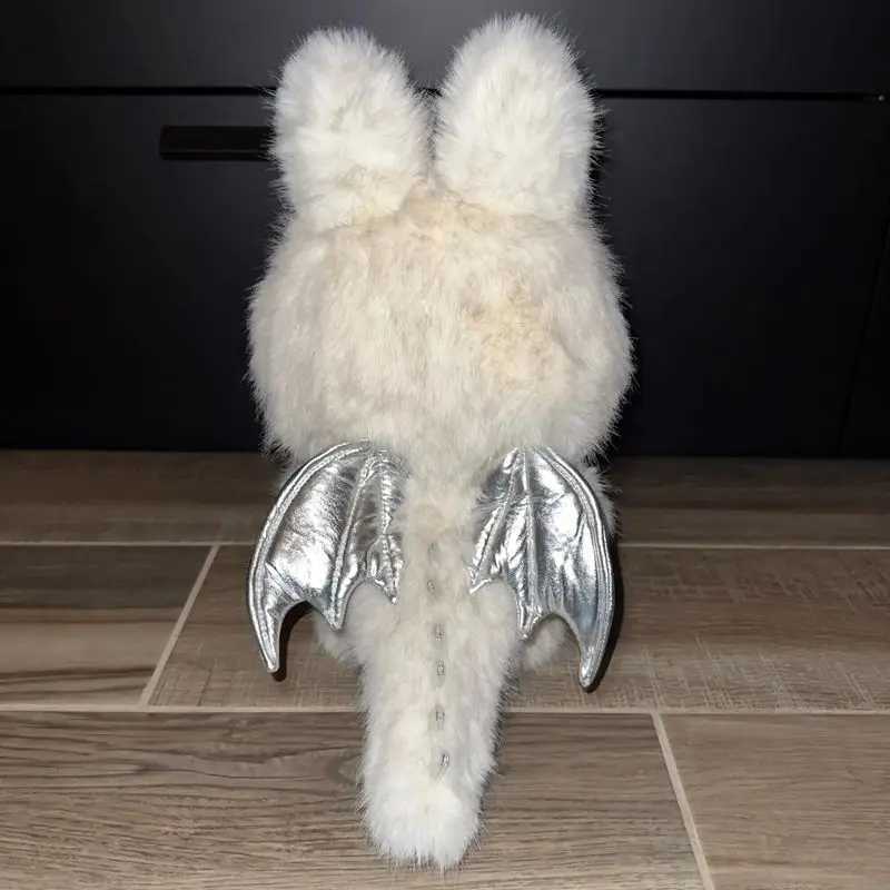 38cm Zimomo Monster Labubu Zimomo Angel Creative Mokoko Doll Pattern Vinyl Pendant Doll Model Copy Childrens Toy Birthday GiftXJ250419