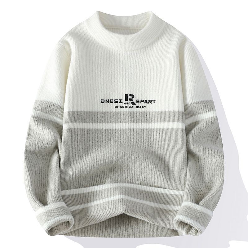 OLOEY designer sweater men Autumn Winter Men essential Sweater Vintage O Neck Mens Knitted Pullovers Loose Harajuku Mens Retro Knitting christmas Swea