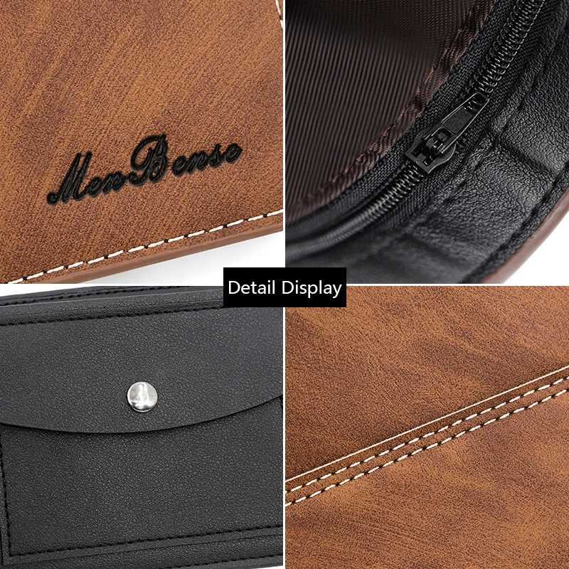 Free Name Engraving New Men Wallets High Quality Short Coin Pocket Retro Male Wallet Credit Card Holder Brand Mens PurseT251119