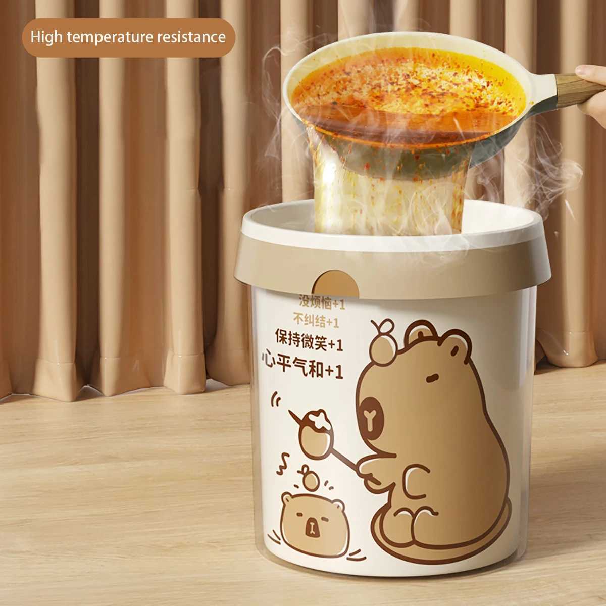 Thickened Tear-Free Drawstring Garbage Bag Portable Large Kitchen Cleaning Bag Household Essential C251119