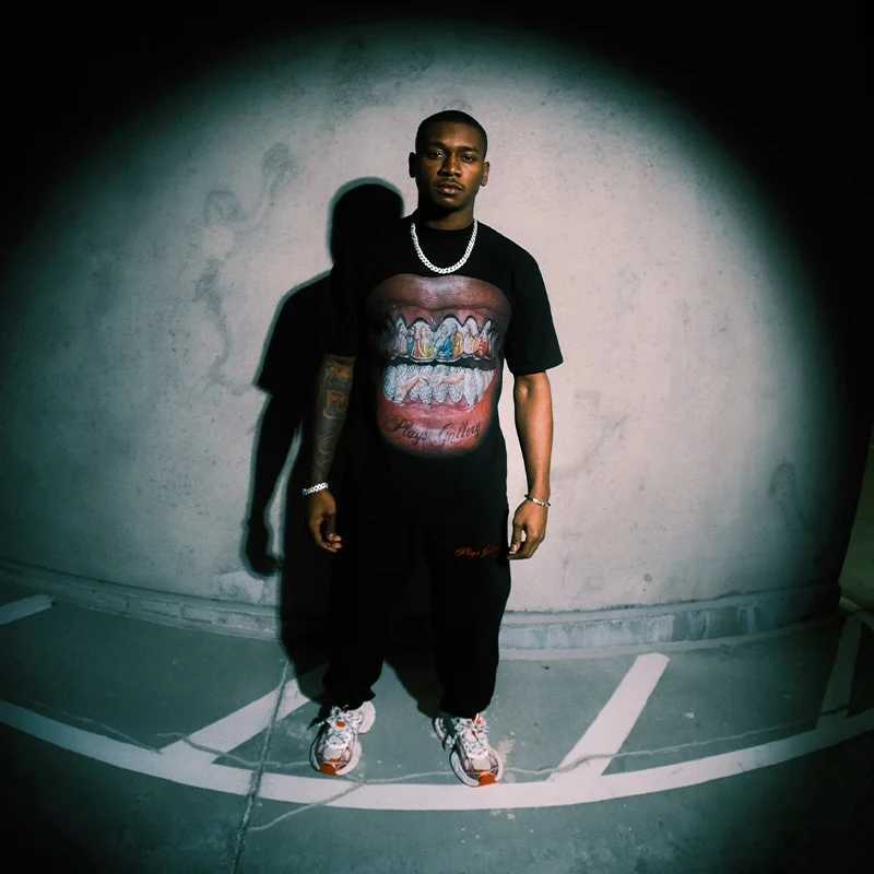 Rock hip-hop mens cotton short sleeved T-shirt Harajuku oversized casual O-neck punk lip print retro gothic Y2K streetwearXJ250418