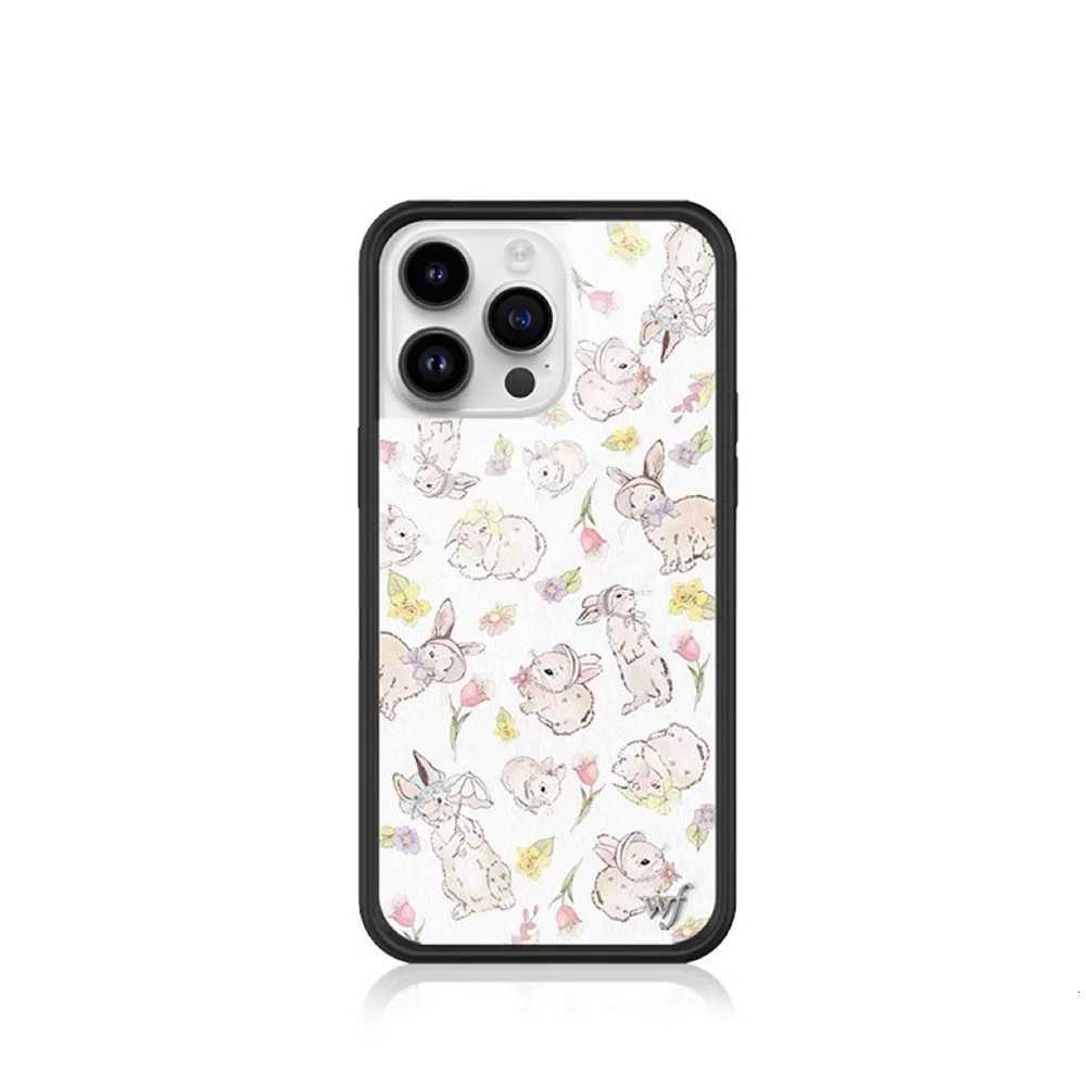 New Wildflower Angel Wing Phone Case for iPhone 17Pro 12 13 14 15 16 Pro Max Plus I Me Call story Rabbit INS Cartoon Cover Y251118