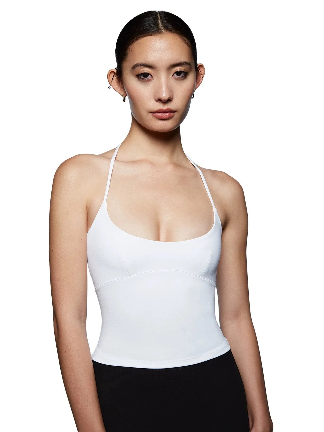 The summer tank can be used for fitness clothing weight loss and slimming with high elasticity camisoles necklaces tight tops 250418