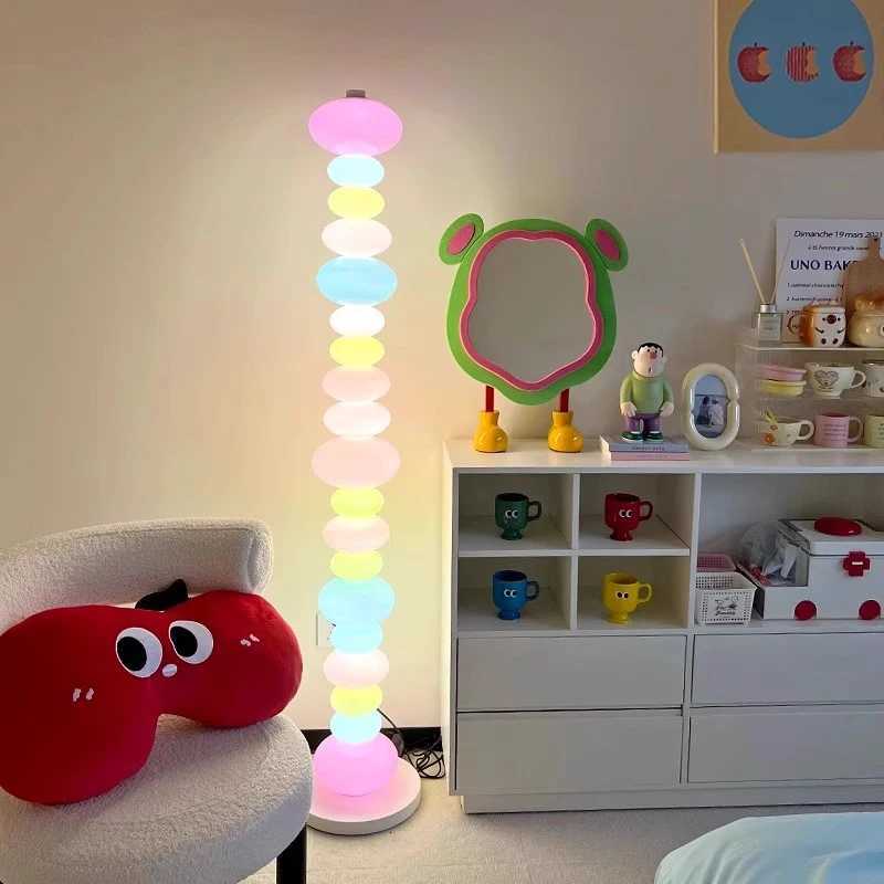 Modern LED Floor Lamp for Living Room Bedroom Dimmable Standing Lamp with Remote Control 3 Color Temperatures M251119