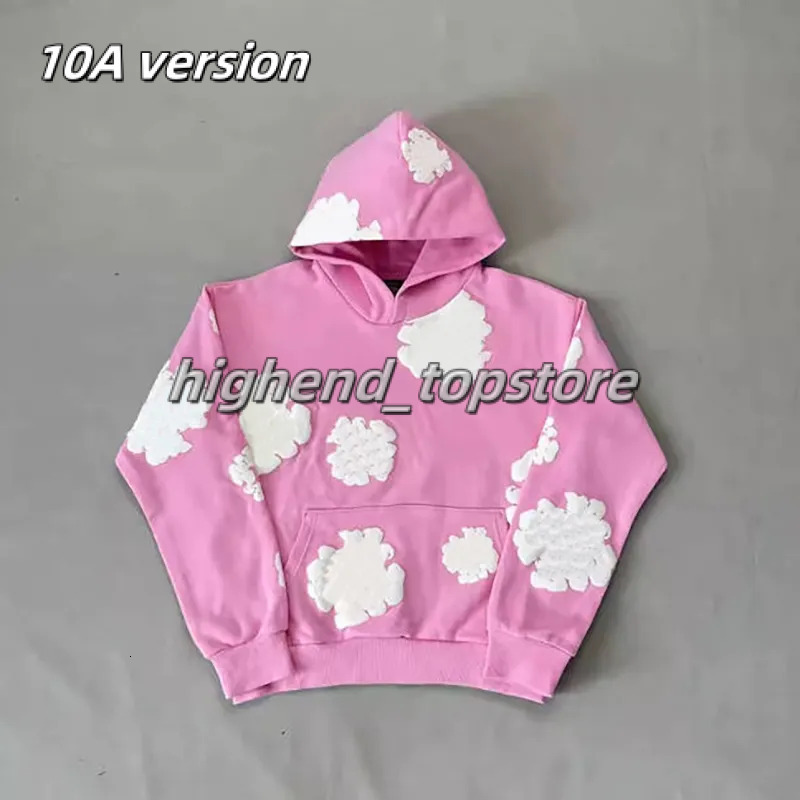 2026 AAA denuim tear Hoodies Men's Designer Hoodie Sweatshirt Kapok Cotton Wearth Sweater Tear Hoodie Puffy Foam Tracksuit Jumper Young Thug Clothing 989