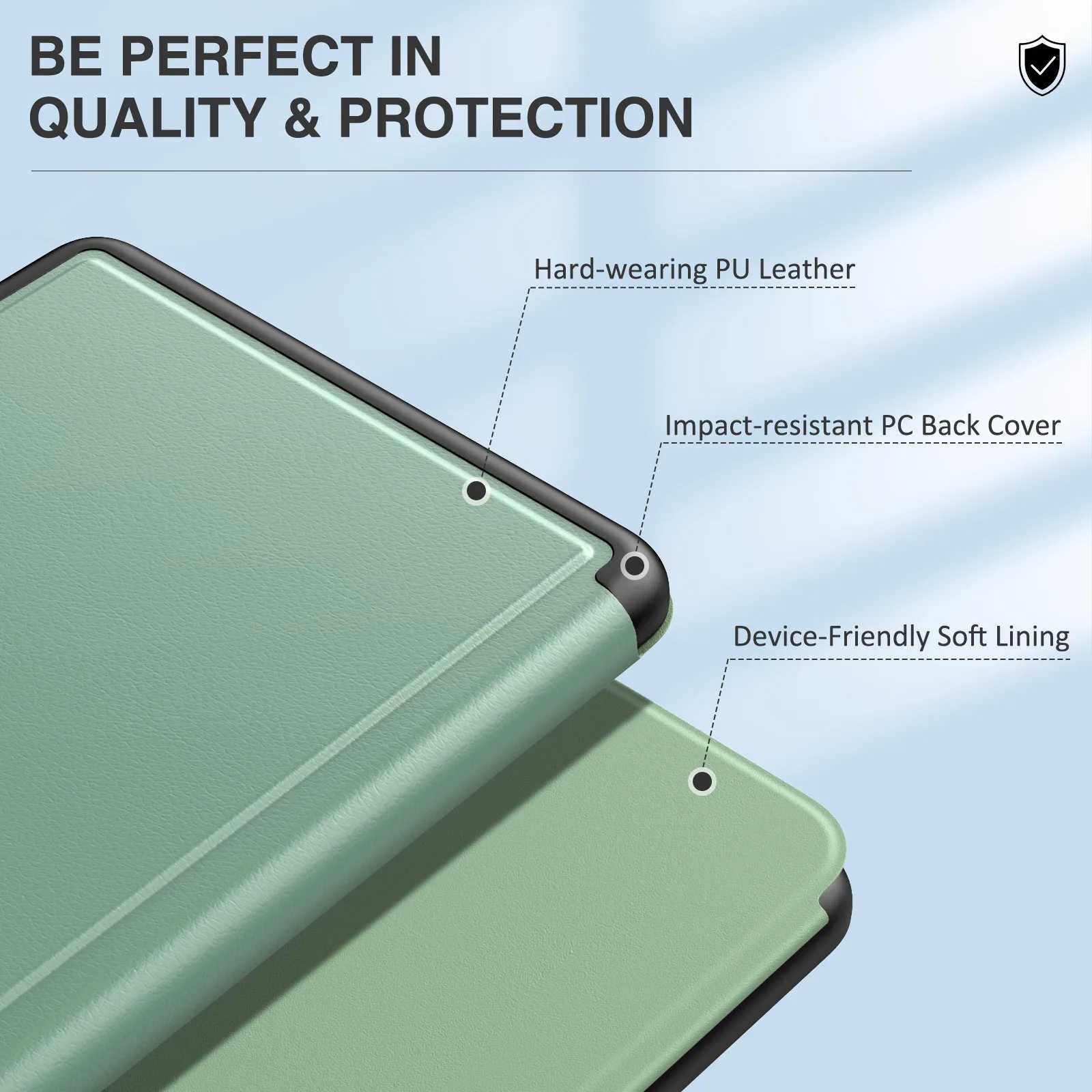 Available in stock: Kobo Clara 2e e-book protective case with N506 soft shell and TPU deformable magnetized cover