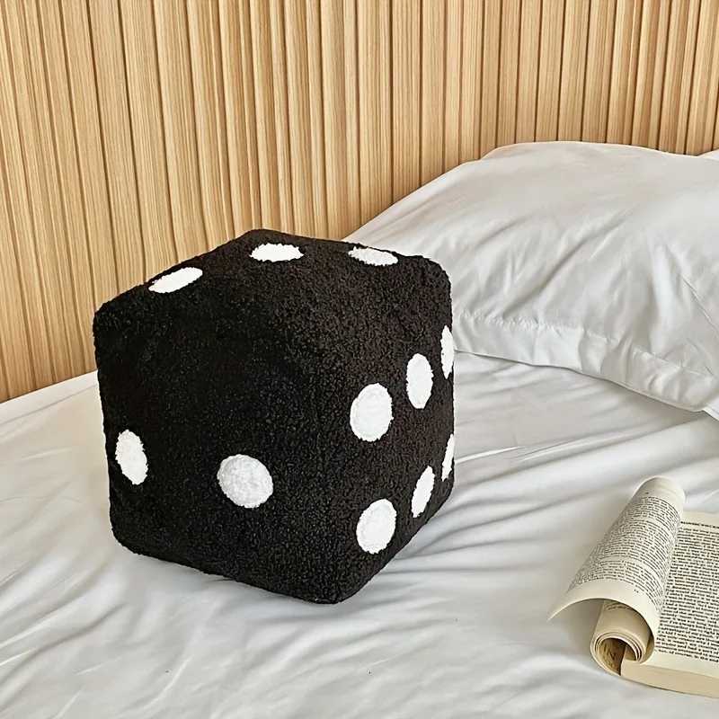 1pcs Dice-Shaped Decorative Throw PP Cotton Filled Cushion Cover for Sofa Bed Living Room Geometric Home Decor M251119