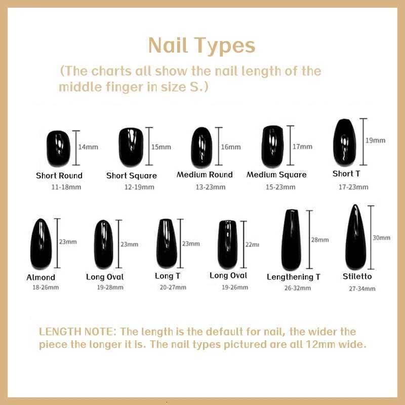 10PCS Handmade Press on Nails Designs Almond False Nail Fake Nails Reusable Wear Manicure Art Medium-length Finger Tips GeometryT251118T251119