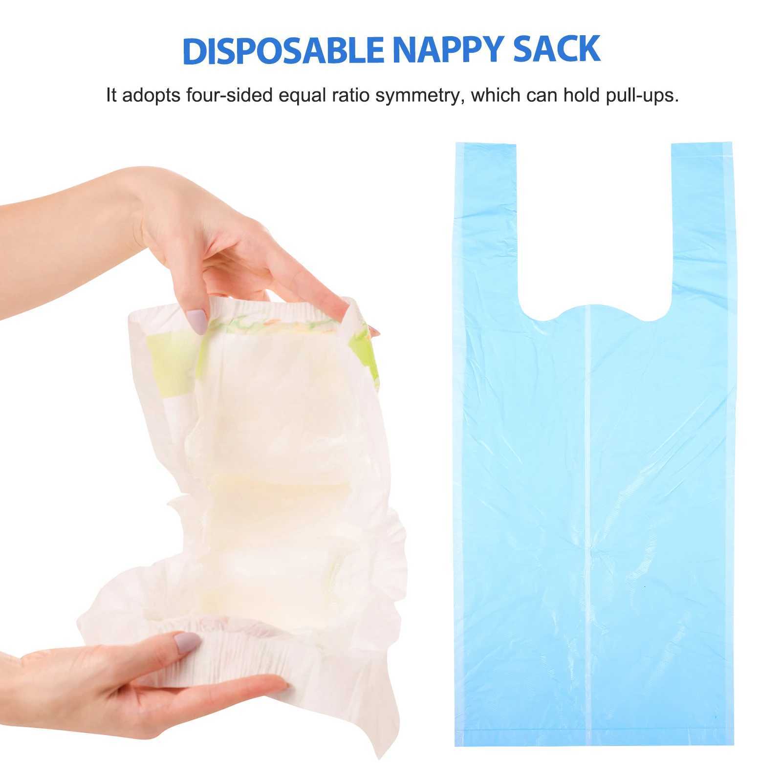90pcs/Box Disposable Trash Bags Fragrance Diaper Scented Nappy Bags Nappy Sack Collection Bag Vest Bag Boxed Pull-Out Type C251119