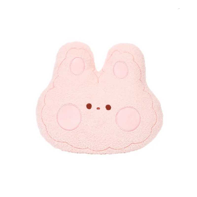 Steam velvet stereo bunny plaid soft living room sofa lumbar support cartoon cute office waist support M251119