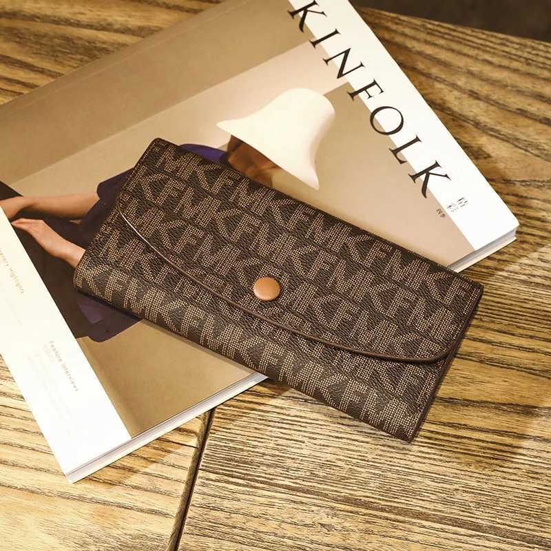 Bag womens 2024 new fashion storage wallet multifunctional photo clip bag printingW251119