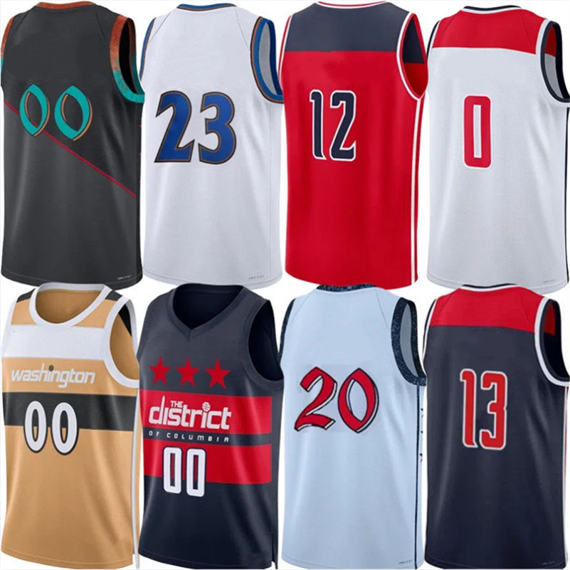 25 26 WAS wizard Basketball Jerseys Kyshawn George Carlton Carrington Alex Sarr Bilal Coulibaly Khris Middleton Cam Whitmore Tre Johnson Classic City Jersey