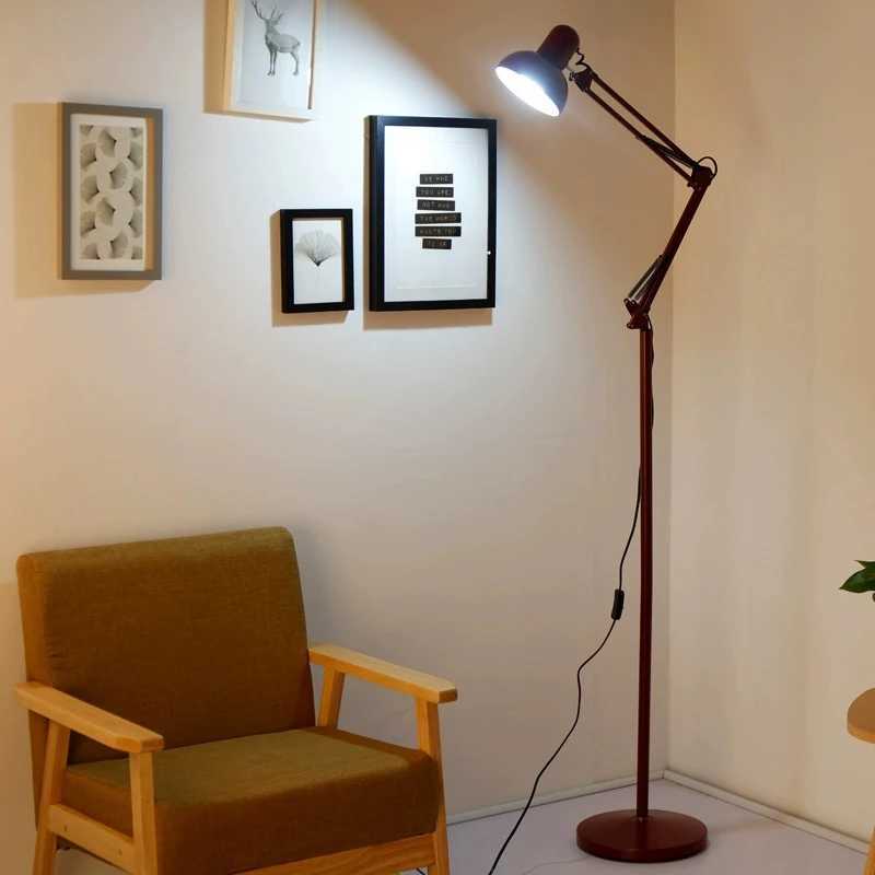BOSSEN long folding floor lamp LED eye protection study living room bedroom study room vertical table lamp M251119