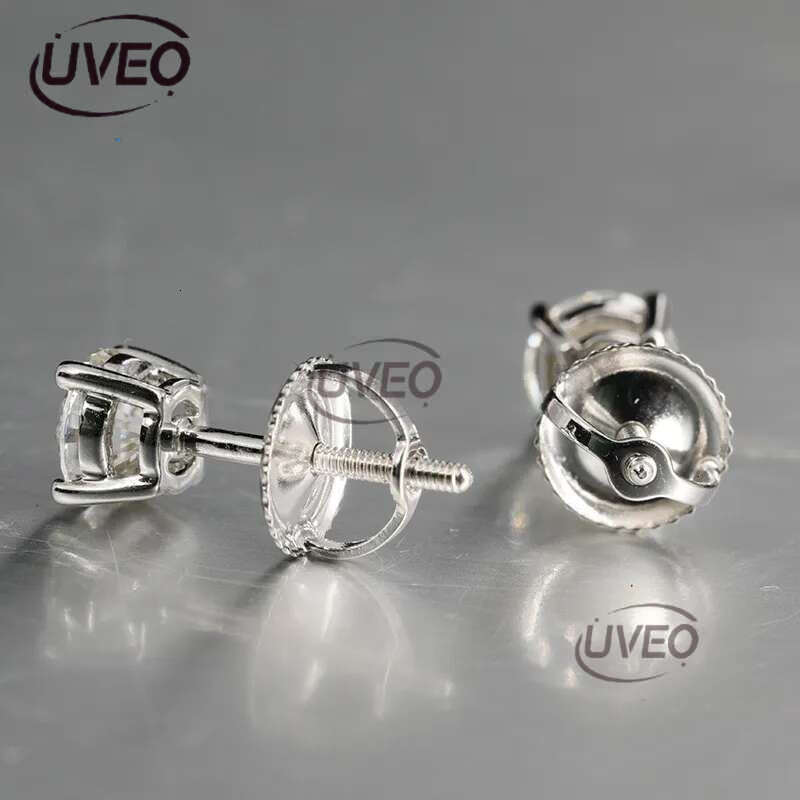 pass dia tester vvs moissanite designer for women sterg sier stud earrings gold plated mens screw back earring jewelry valentines day gift