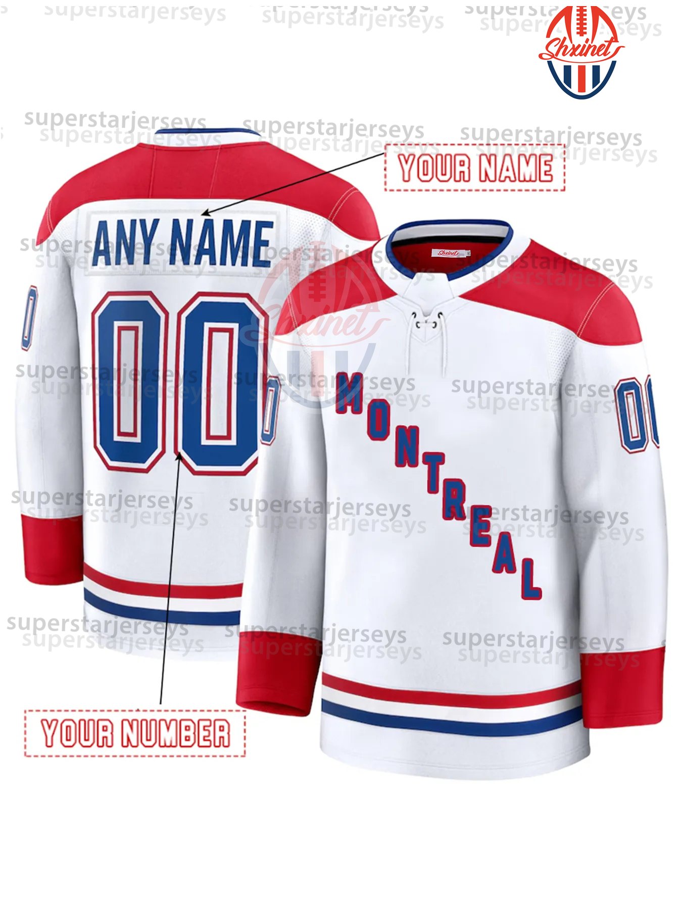 Personalized Custom Hockey Jersey IVAN DEMIDOV Nick Suzuki Cole Caufield Lane Hutson Juraj Slafkovsky Brendan Gallagher Jake Evans Patrik Laine Christ