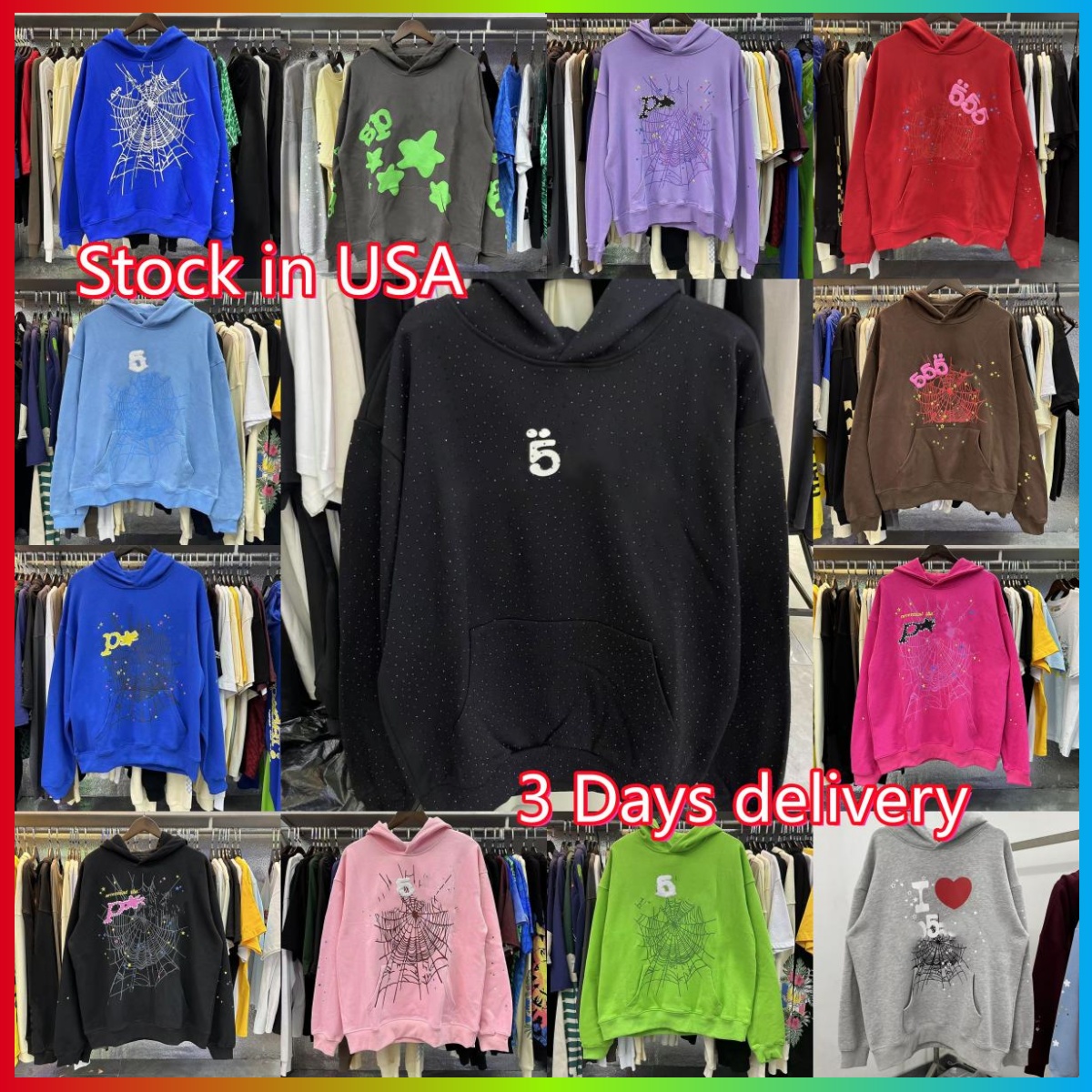 Designer Men Spider Hoodie Mens Women Hoodies Pants Men Pants Men Hoody Women Graphic Sweatshirts Stree puff print web hoodies tracksuit sweatpants