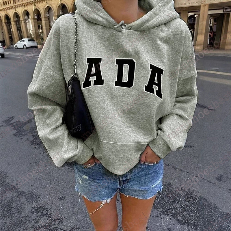 2025 New Womens Adas Hoodie Oversized Sweatshirts Streetwear Fleece Hooded Hoodies Ladies Caussual Loose Sweaters Asian Size