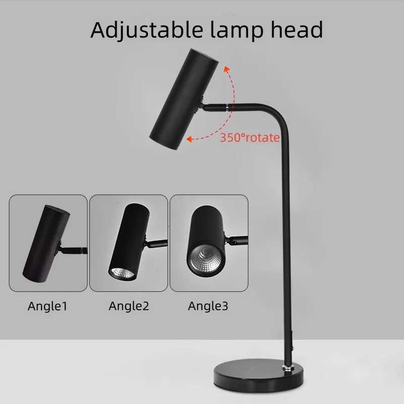 Nordic Minimalist Living Room Floor Lamp Spotlight Decoration Desk Lamp Reading Lamp Study Office LED Lighting Bedside Light M251119