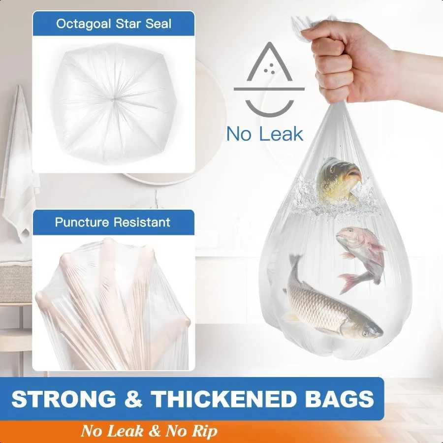 Small Trash Bags 4 Gallon 105 Count Small Garbage Bags for Bedroom Office Kitchen Trash Can Mini Trash Bags for Wastebasket Bin C251119