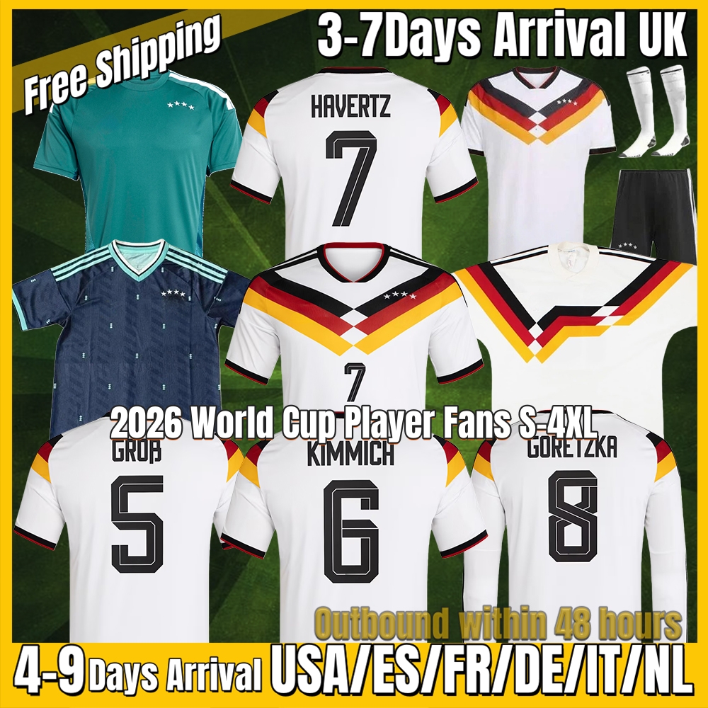 xxxl 4xl WIRTZ 2026 World Cup Germanys soccer jerseys Retro Littbarski MUSIALA Retro Vintage KLEINDIENST KIMMICH 26 MUSIALA MatthAus HAssler football shirts S-4XL