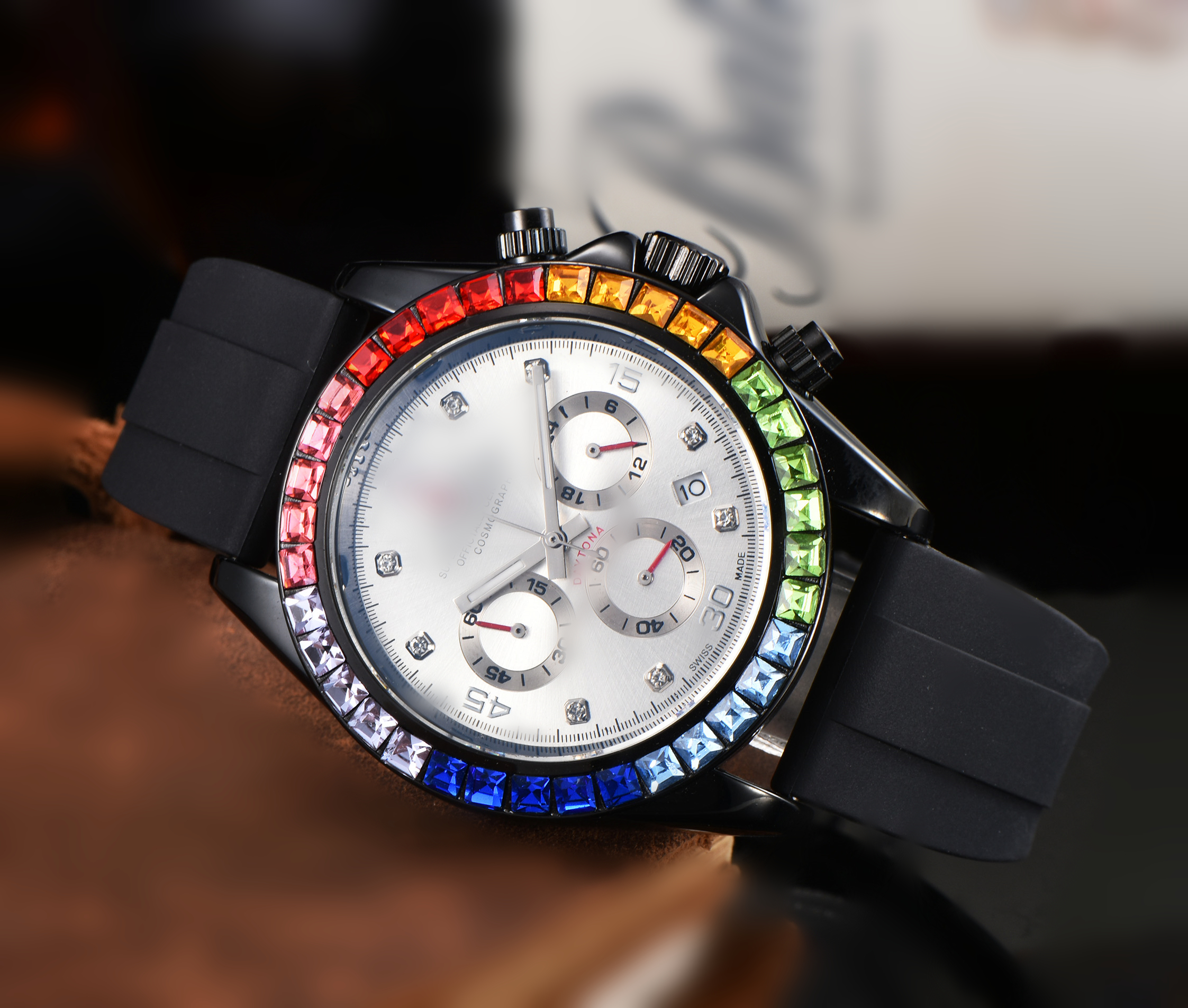 Luxury designer mens womens DAY TONA watches 2026 Quartz automatic movement WATCH 904L stainless steel strap luminous gifts men Wristwatches montre #272
