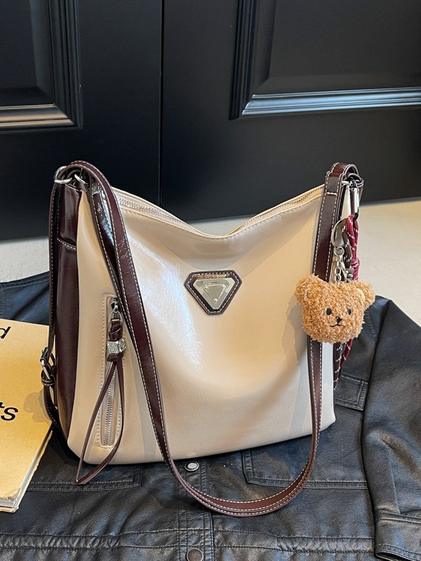 new vintage high-end single-shoulder bag large capacity high-value women's bag multi-functional tote bag backpack
