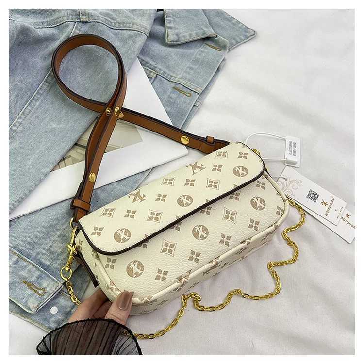 2025 New Retro-Texture Womens Underarm Bag - Fashion Printed Stylish Chain Shoulder/Crossbody Daily Commuter TravelW251119