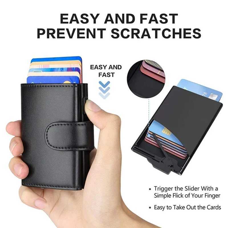 Business Bank Id Holder Luxury Credit Card Holders Leather Card Holder Men Women Minimalist Wallets Money Clips PU Short PurseT251119