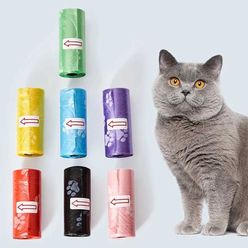 15Bags/Roll Dog Poop Bag Outdoor Cleaning Poop Bag Outdoor Clean Pets Supplies for Dog Refill Garbage Bag Pet Supplies C251119