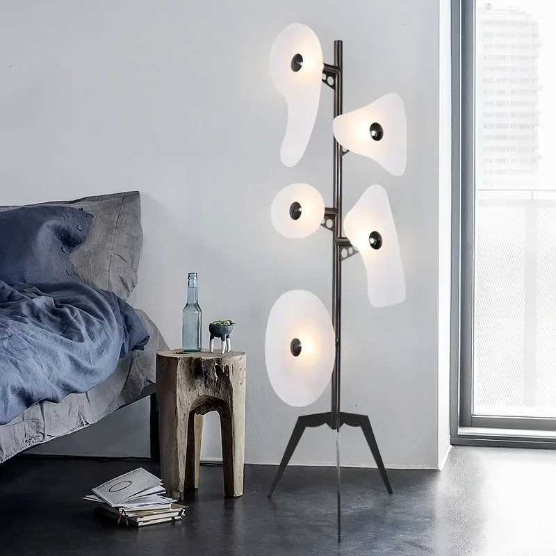 Designer Art Acrylic Floor Lamp Orbital Floor Light Living Room Corner Bedside Shade Standing Lamp M251119