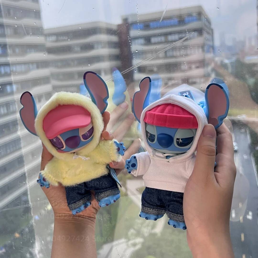 custom Disney Gen Z Street Series Blind Figure Cute Stitch Vinyl Doll Mystery Box Plush Surprise Bag Pendant Girl Gift Toys