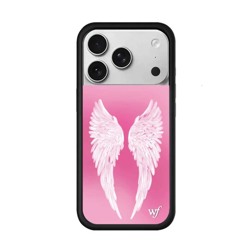 New Wildflower INS I Me Phone Case for iPhone 17 Pro 16 15 14 13 12 Pro Max Plus 17 Pro Max 3D WF Angel Wing Cute Cover Y251118