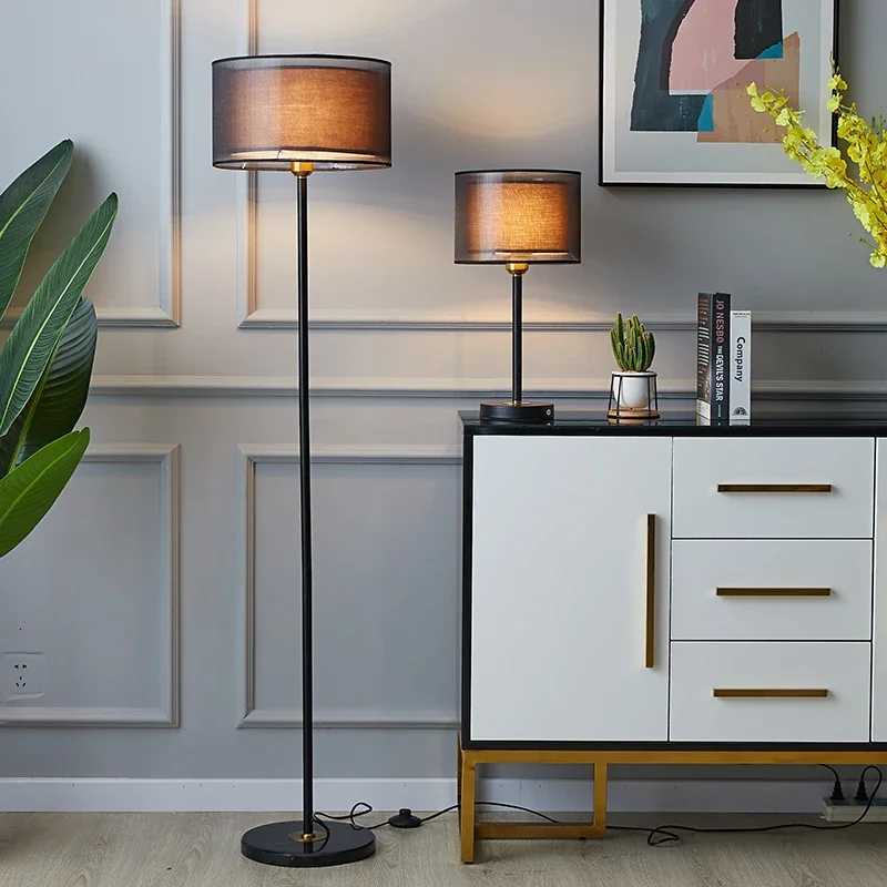 Nordic Led Floor Lamp Simple Modern Home Deco Bedroom Bedside Ligths for Living Room Sofa Remote Control Vertical Lamp M251119