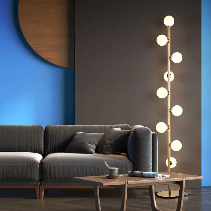 Modern LED floor lamps living room standing lights bedside illumination home deco lighting fixtures Nordic bedroom luminaires M251119