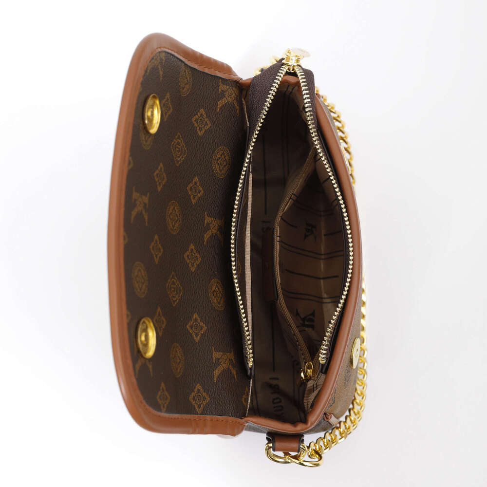 New printed commuting versatile handbag for women, small fragrance chain shoulder bag, crossbody bag