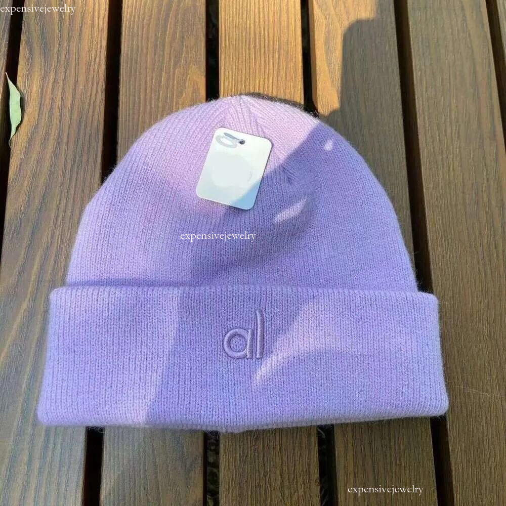 Alonessity Beanie Designer Cap Yoga Baseball Hat Fashion Winter Women And Men Versatile Winter Caps Outdoor Warm For Fall And Winter Quality Hats D0b