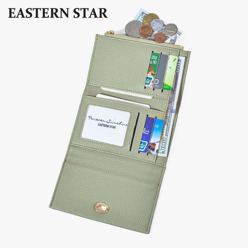 Designer Genuine Texture Short Wholesale PU High-Grade Leather Internet Celebrity Lock Buckle Women's Wallet