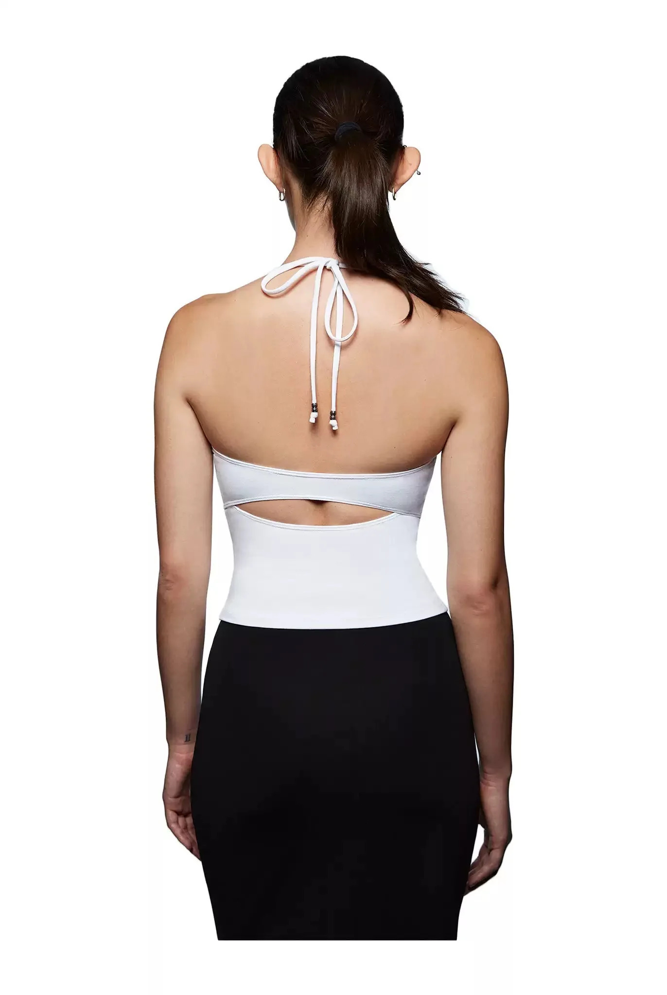 The summer tank can be used for fitness clothing weight loss and slimming with high elasticity camisoles necklaces tight tops 250418