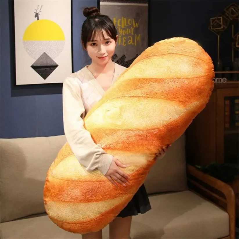 French Bread Plush Stuffed Printing Images Food Plushie Peluche Party Prop Decor Sleeping Companion Kits Gift Room DecorM251119