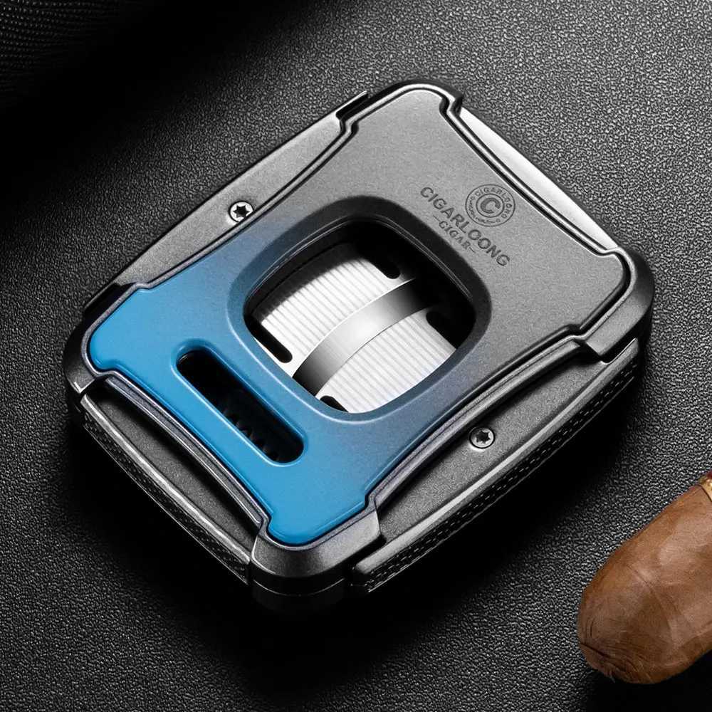 Cigar Cutter Flexible Sharp Stainless Steel Blades Gift Box Cigar Scissors Portable Multifunctional Colors CLE-23GS1C250419