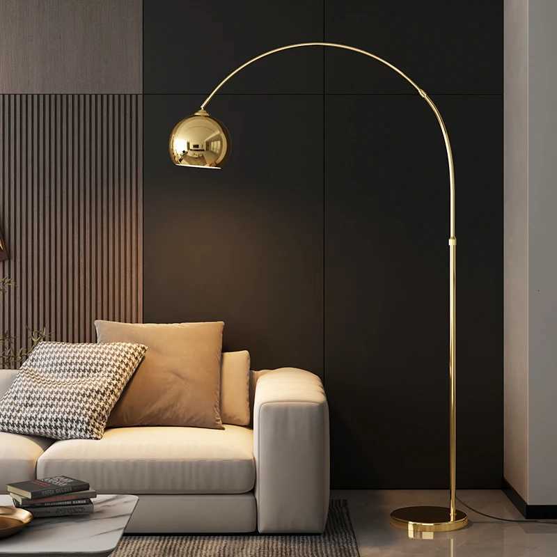Nordic Luxury Adjustable Fishing Floor Lamp Living Room Simple Modern Bedroom Sofa Side Standing Lamp Bedside Lamp LED Lighting M251119