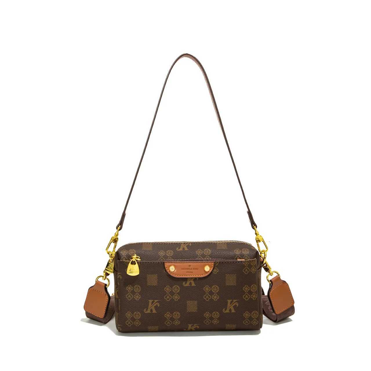 2025 New Handbag Single-Shoulder Bag Large Capacity Crossbody Bag Advanced Splicing HandbagW251119