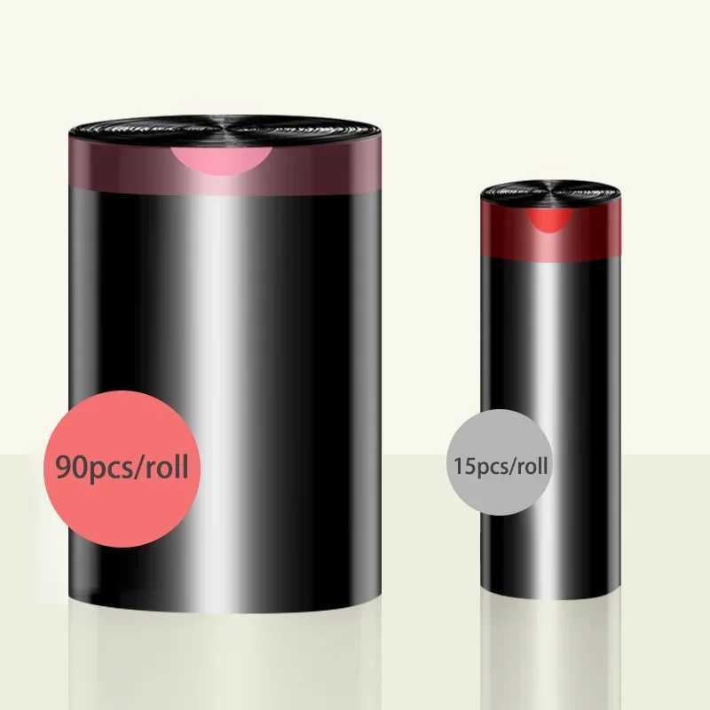 90/180pcs Kitchen Household Drawstring Type Garbage Bag Trash Bags Drawstring 4 Gallon Heavy Duty Drawstring Trash Bags C251119