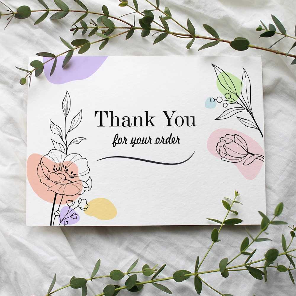 Custom Thank You Cards business card Full color double-sided printing Gift decoration card Personalized Wedding invitation G251119